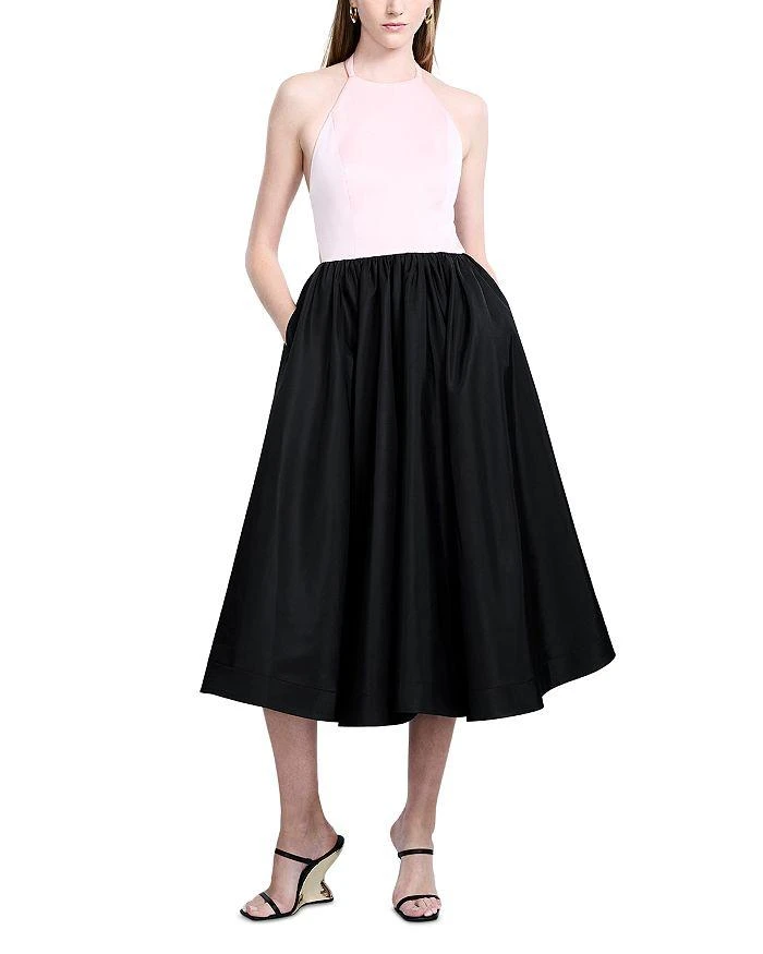 halter neck midi white dress Cross Over Halter Neck Midi Dress, White – Jolie Moi Retail
