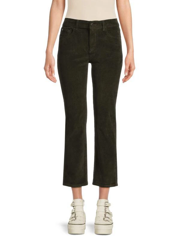 DL1961 Mara Corduroy Straight Cropped Pants 1