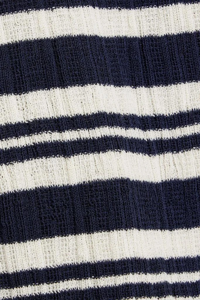 A.L.C. Iris striped ribbed cotton-blend tank 4