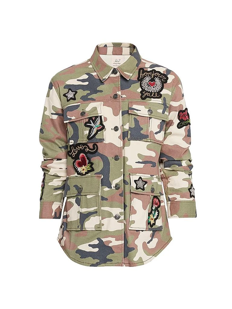 Cinq à Sept Western Camouflage Overshirt