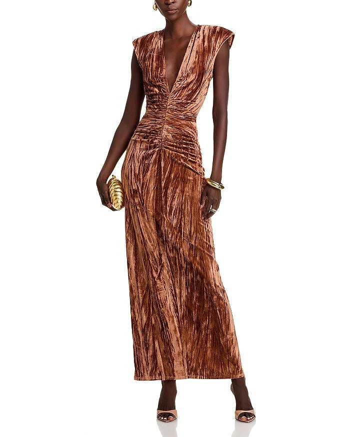 Ronny Kobo Hayley Plunge Neck Dress 3