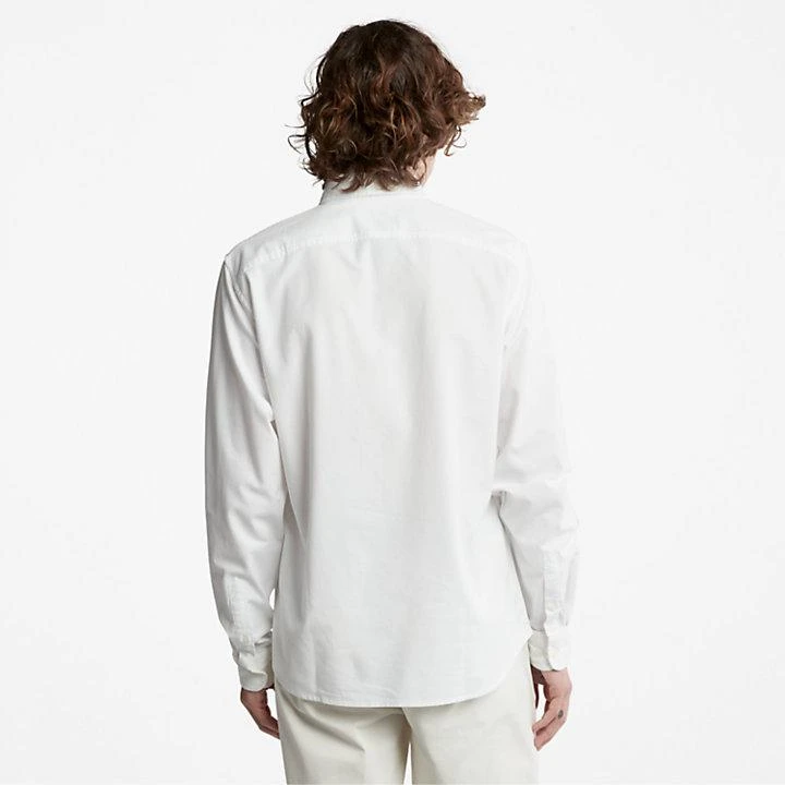 Timberland Pleasant River Long-sleeved Oxford Shirt for Men in White 2