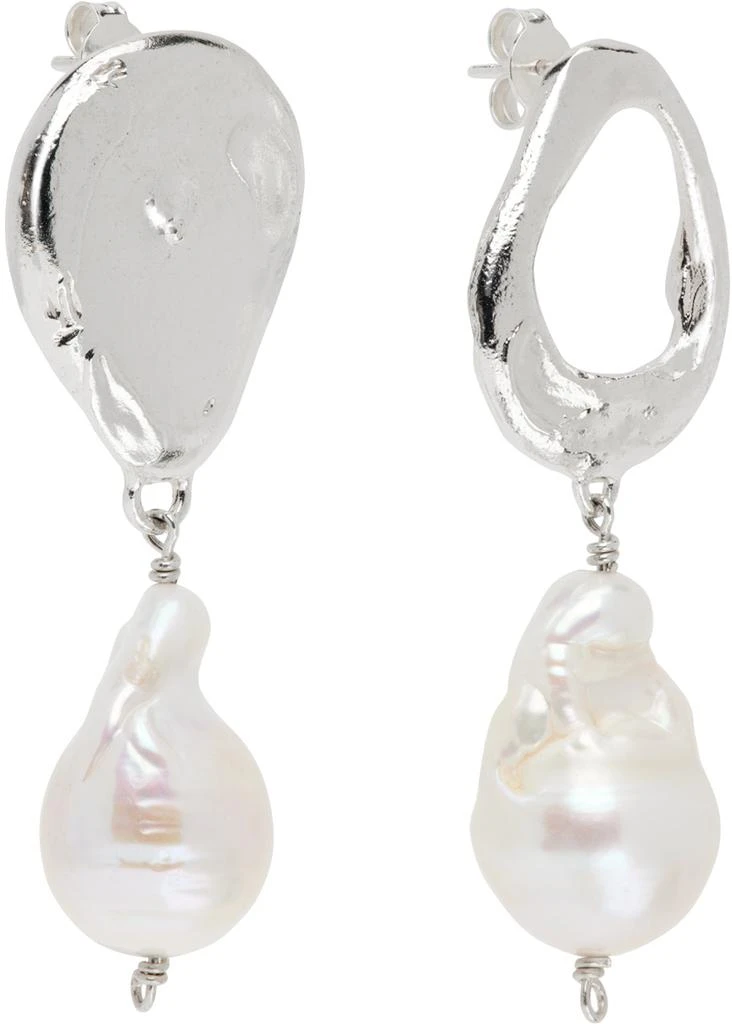 Alighieri Silver & White 'The Infernal Storm' Earrings 2