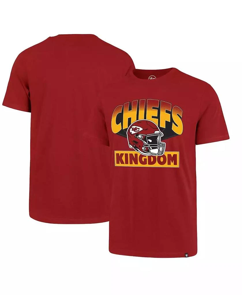 47 Brand Men's Red Kansas City Chiefs Chiefs Kingdom Super Rival T-shirt 1