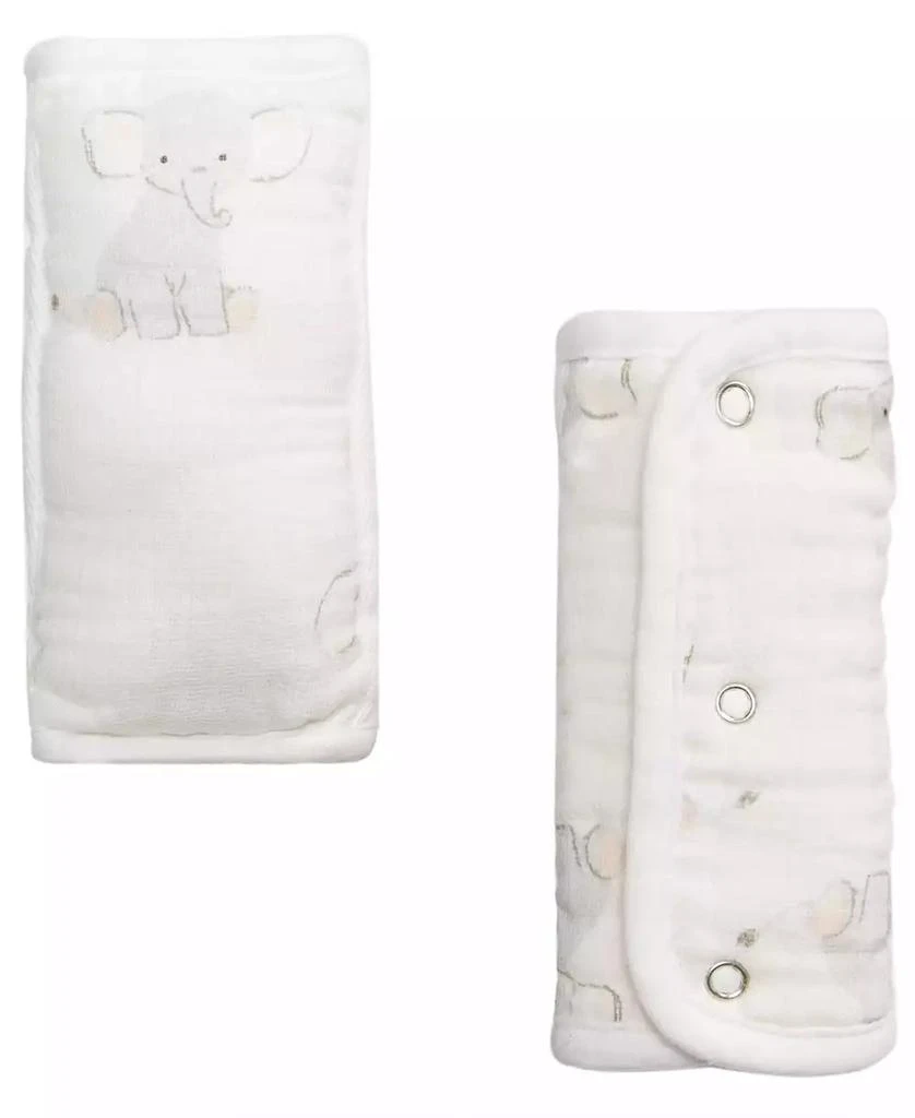 aden + anais Baby Boys or Baby Girls Elephant Strap Covers, Pack of 2 1
