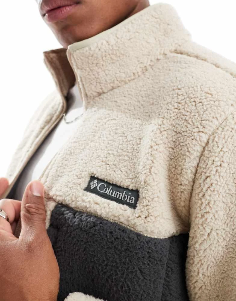 Columbia Columbia Mountainside heavyweight fleece in brown 2