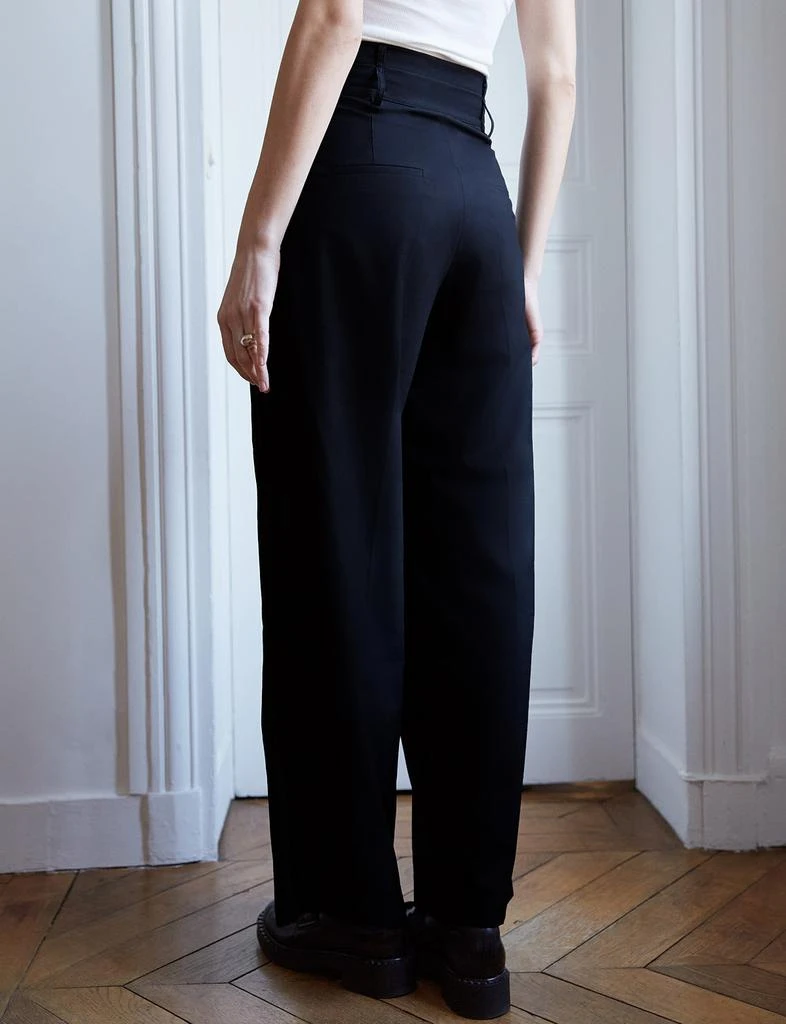 Pixie Market Black Belted Wide Leg Pants-BESTSELLER 7