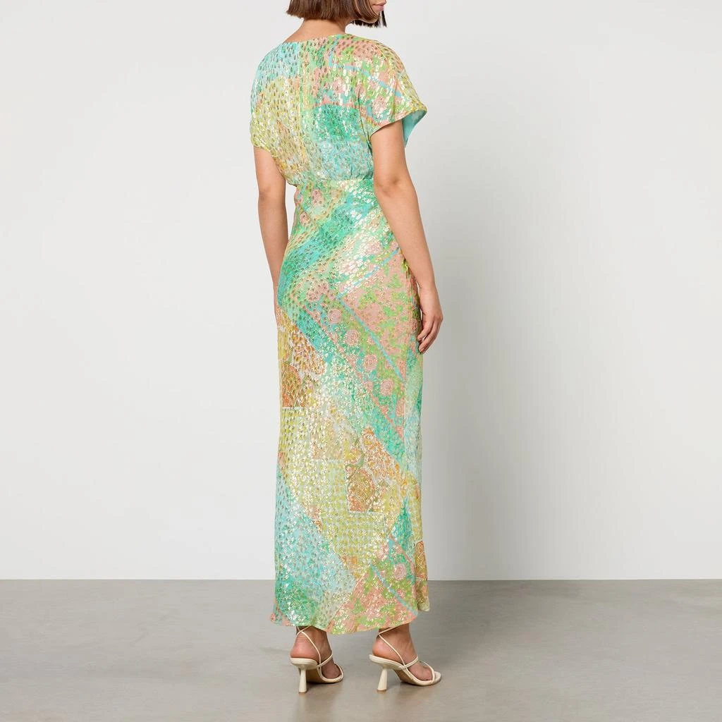 Never Fully Dressed Never Fully Dressed Elodie Satin-Jacquard Dress 2