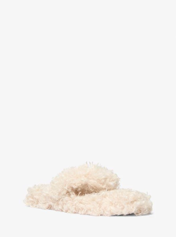 Michael Kors Alani Faux-Fur Flip Flop 1