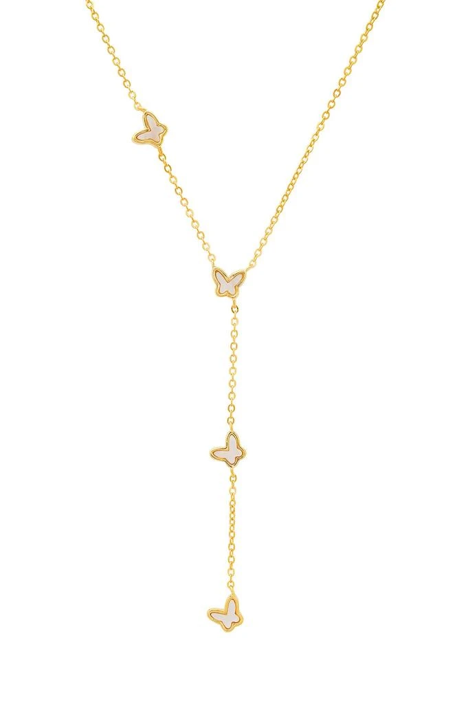 Queen Jewels Mother of Pearl Y-Drop Necklace 1