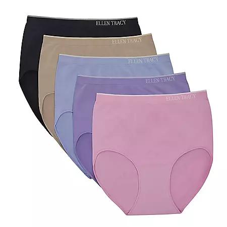 Ellen Tracy Ellen Tracy Women's 5-Pack Seamless Brief