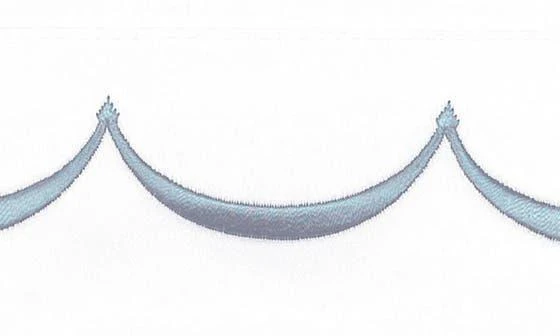 Melange Home Scalloped Edge Embroidered 600 Thread Count Pillowcases 5