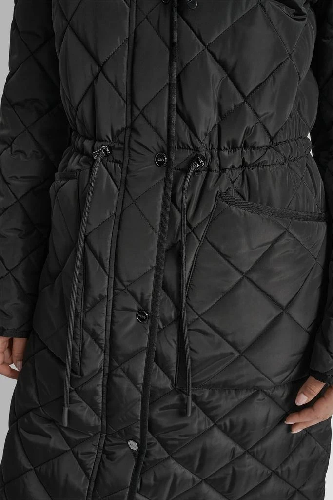DKNY LONG QUILTED COAT 6