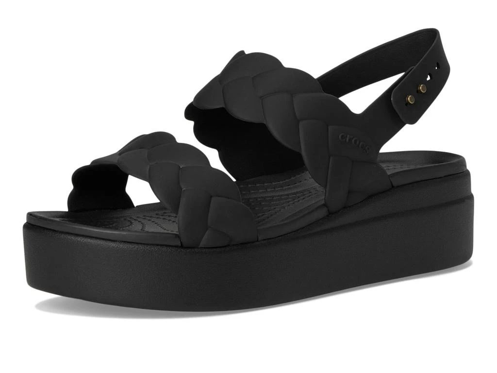 Crocs Brooklyn Woven Low Wedges Platform Sandals 7