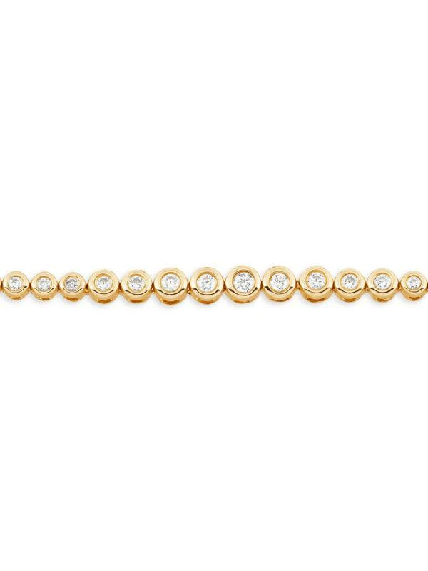 Saks Fifth Avenue 14K Yellow Gold & 0.25 TCW Diamond Bolo Bracelet 3