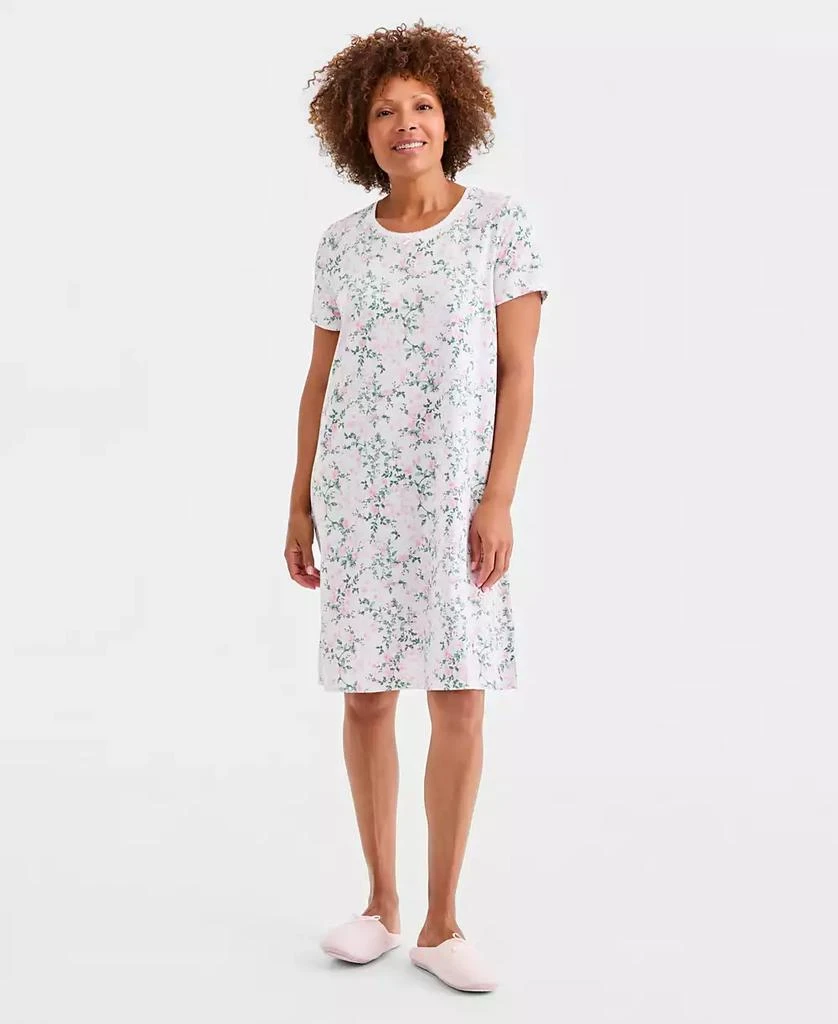 Charter Club Women's Short-Sleeve Sleepshirt, Macy's Exclusive