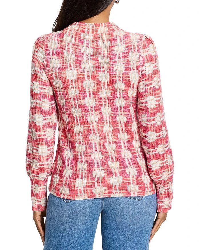 NIC+ZOE Waffle Stitch Stamp Sweater 3