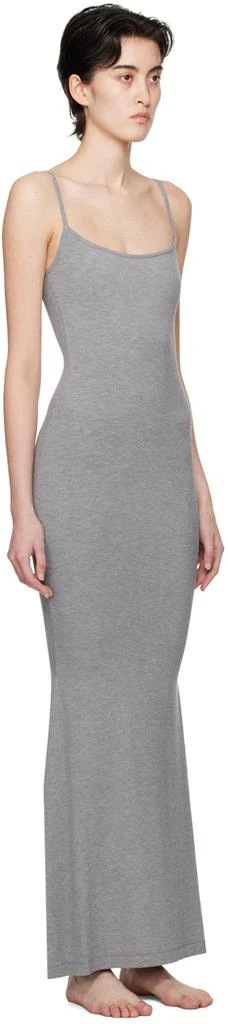 SKIMS Gray Soft Lounge Long Slip Maxi Dress 2