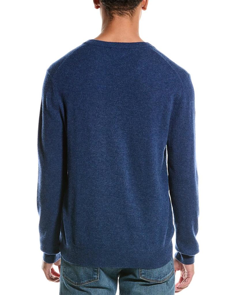Qi Cashmere Solid Cashmere V-Neck Sweater