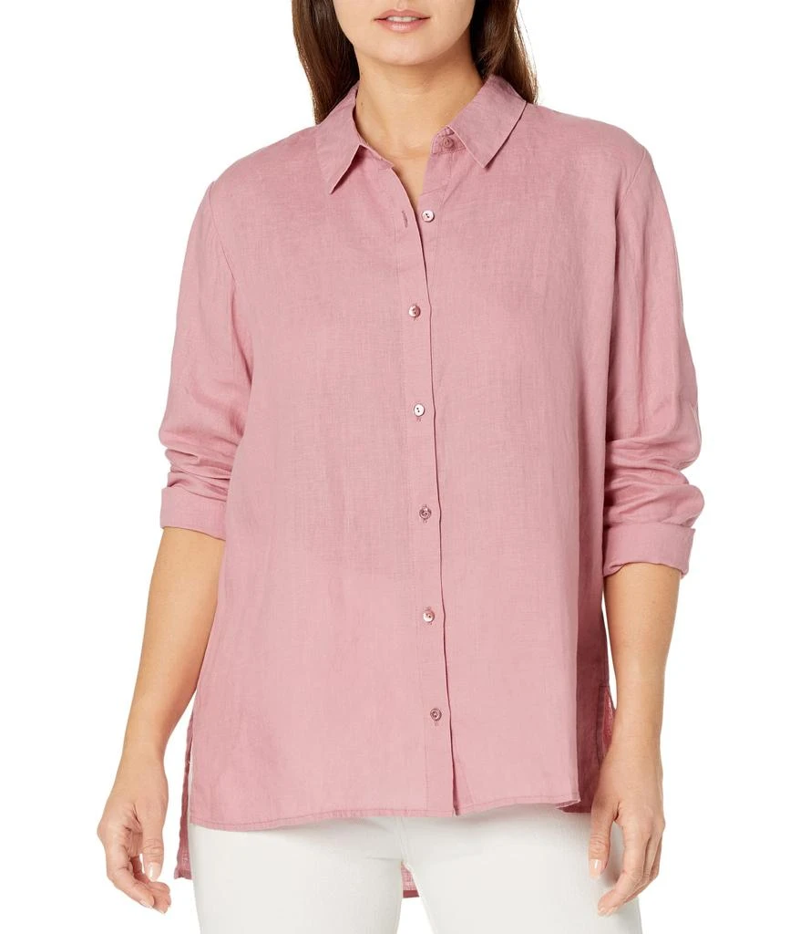 Eileen Fisher Petite Classic Collar Shirt 1