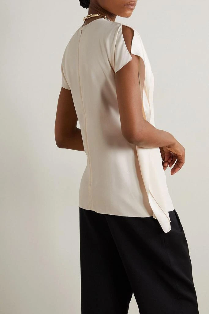 Totême Draped crepe top 3
