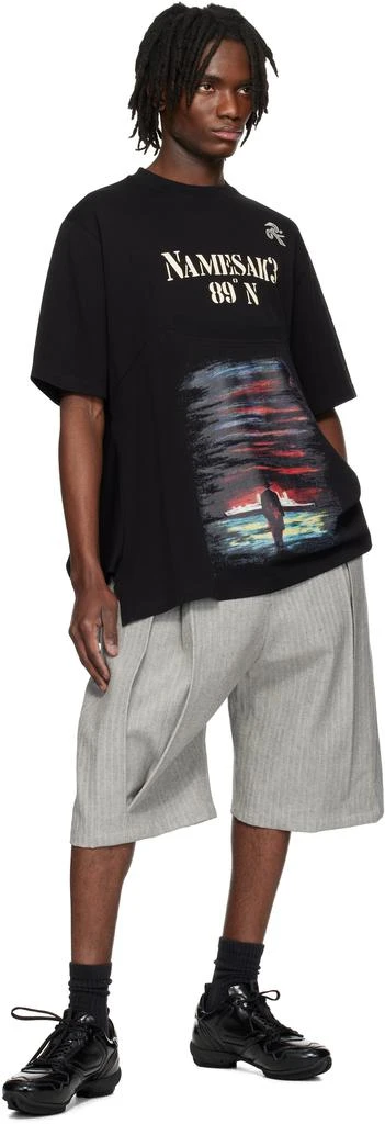 NAMESAKE Black Collins Rowing T-shirt 4
