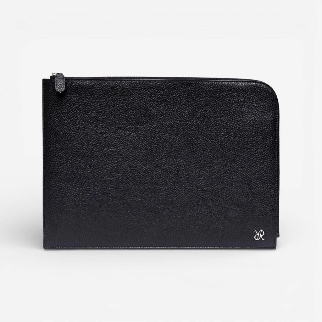 Rapport Rapport X Johnsons of Elgin Black Leather Portfolio Case DJ11