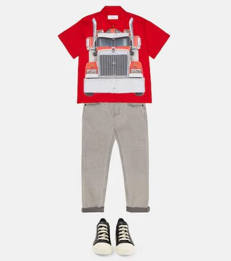 Rick Owens Strobe leather low-top sneakers 2