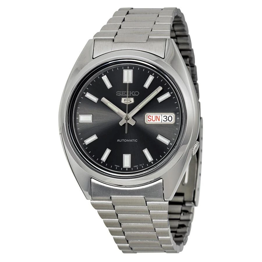 Seiko 5 Automatic Black Dial Stainless Steel Men's Watch SNXS79K1 1