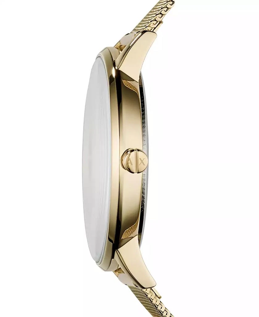 Armani Exchange Women's Three-Hand Gold-Tone Stainless Steel Mesh Watch 36mm 2
