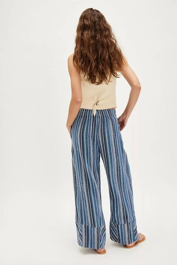 Free People Free People - Days End Linen Stripe Pant 3