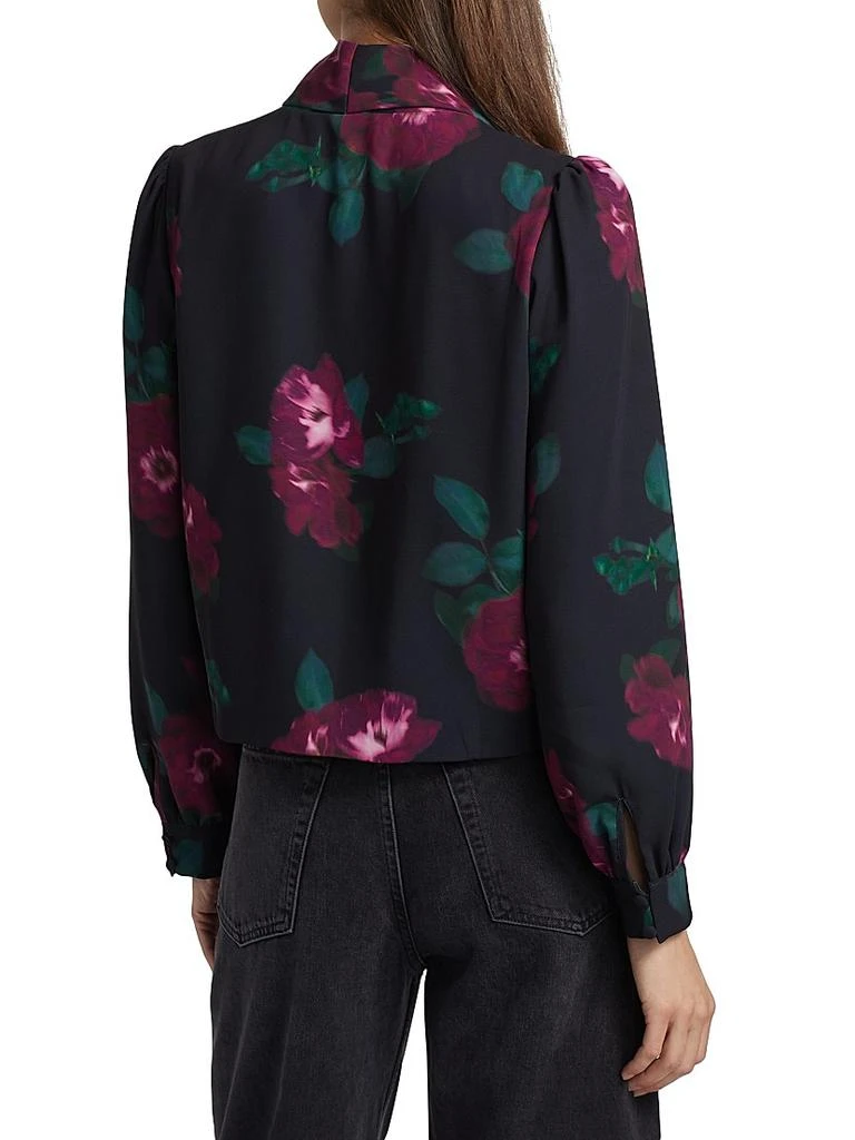 FIGUE Jackie Floral V-Neck Blouse 5
