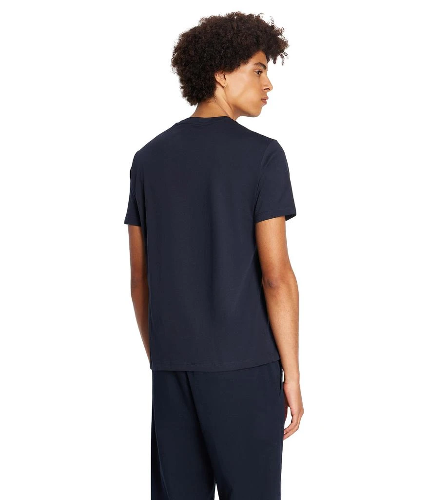Armani Exchange Textured Silk Screen Box Logo Tee 2