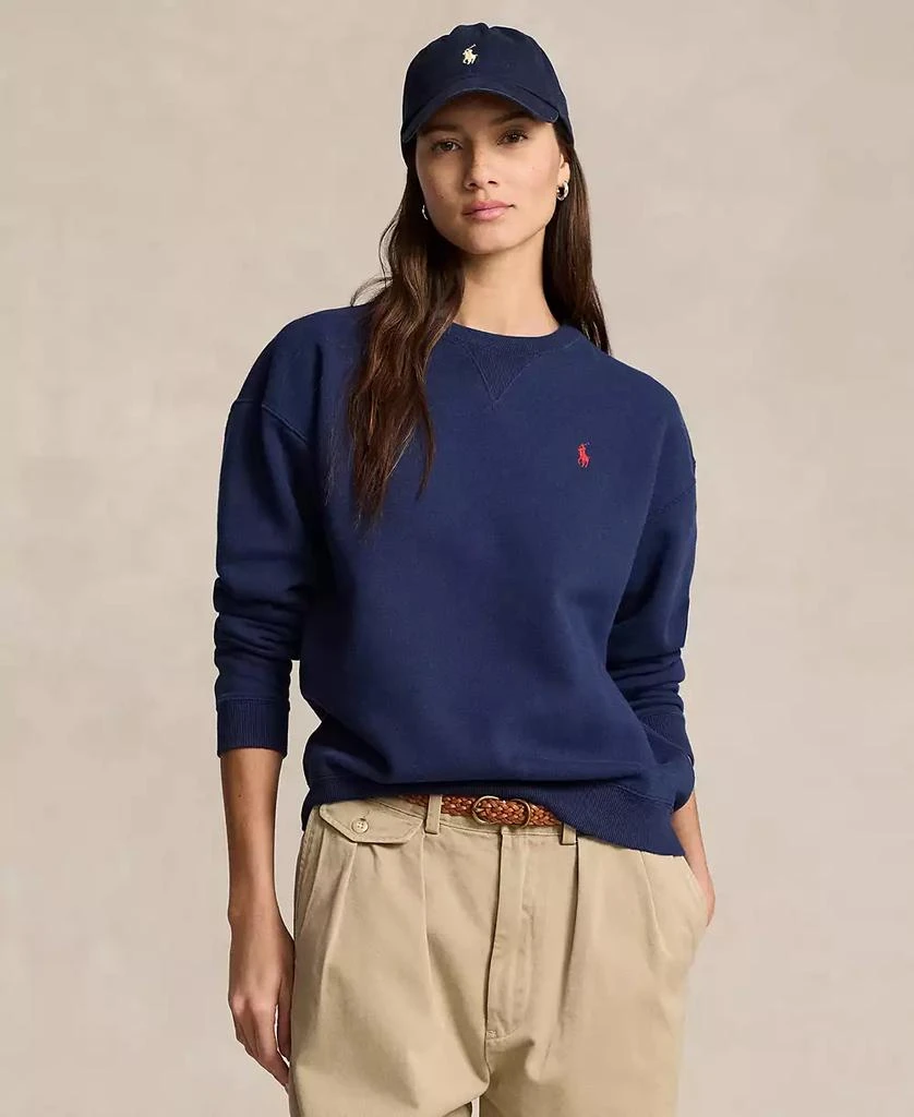 Ralph Lauren Women's Fleece Crewneck Sweatshirt 1