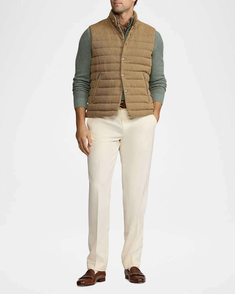 Ralph Lauren Men's Quilted Tweed Down Vest 2