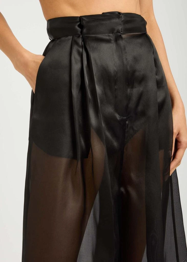 A.W.A.K.E MODE Wide-leg organza trousers 5