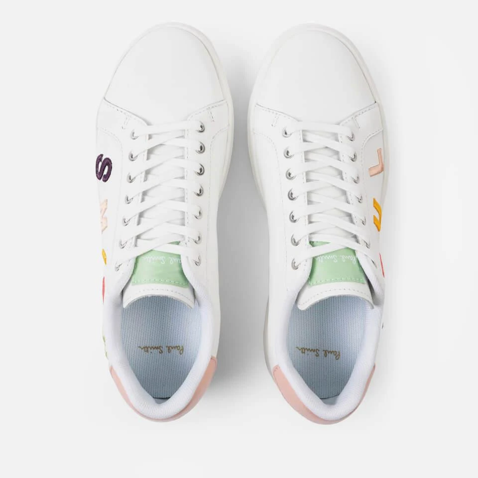 Paul Smith PAUL SMITH WOMEN'S LAPIN LETTERS LEATHER TRAINERS 4