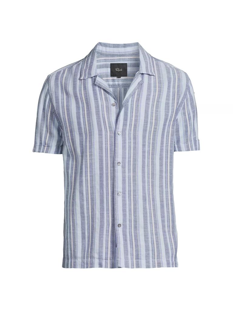 Rails Amalfi Striped Cotton Camp Shirt