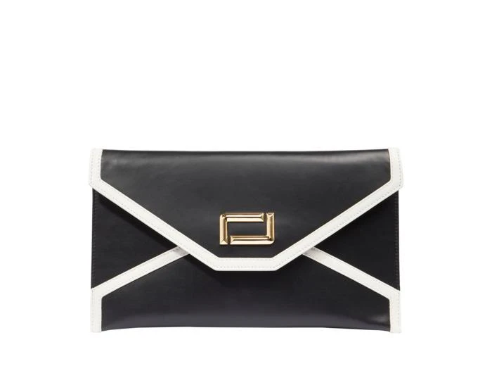 LANCEL Angele De Lancel - Pochette Enveloppe - Multico Noir 1