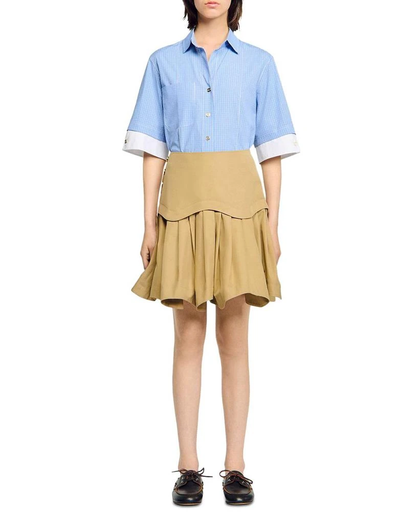 Sandro Ruffled Skirt 2