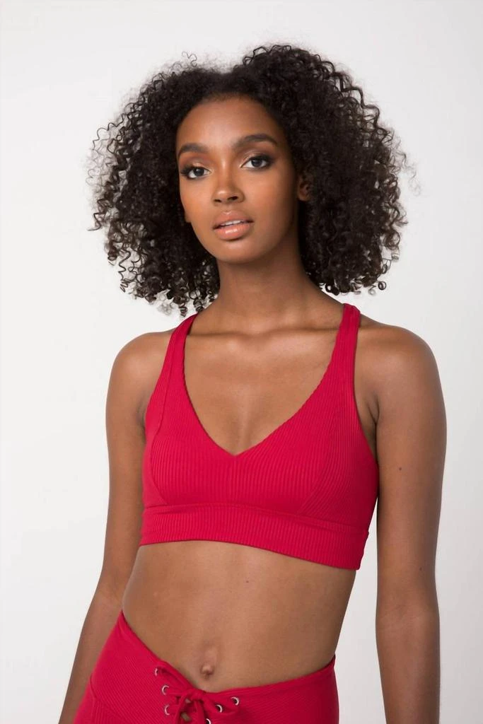 Year Of Ours Year Of Ours - Veronica V Ribbed Sports Bra 3