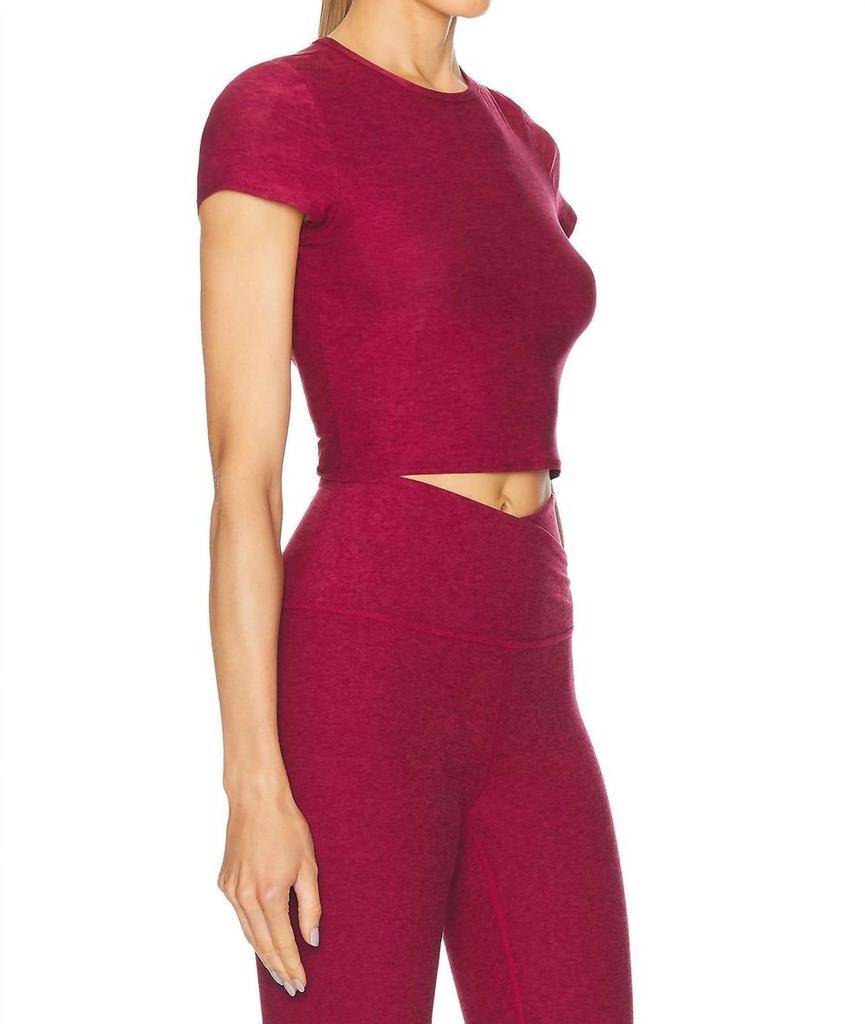 Beyond yoga Beyond Yoga - Featherweight Let Go Twist Back Cropped Top