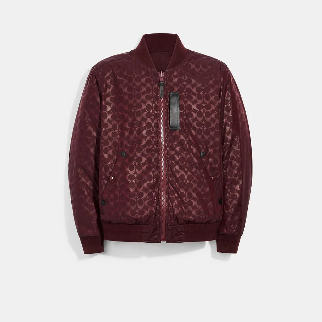 Coach Reversible Signature Ma 1 Jacket 3