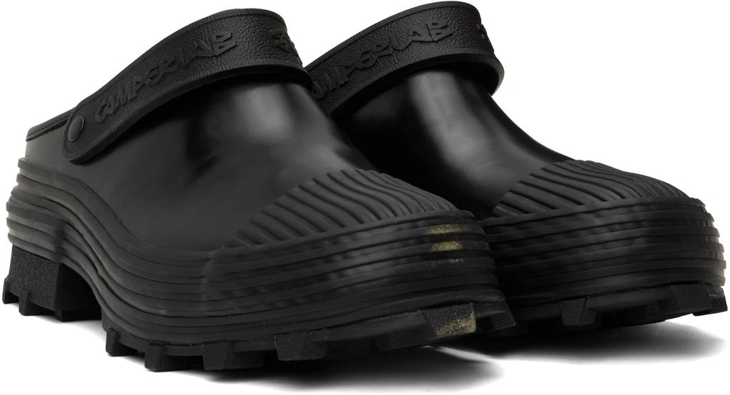 CAMPERLAB Black Traktori Clogs 4
