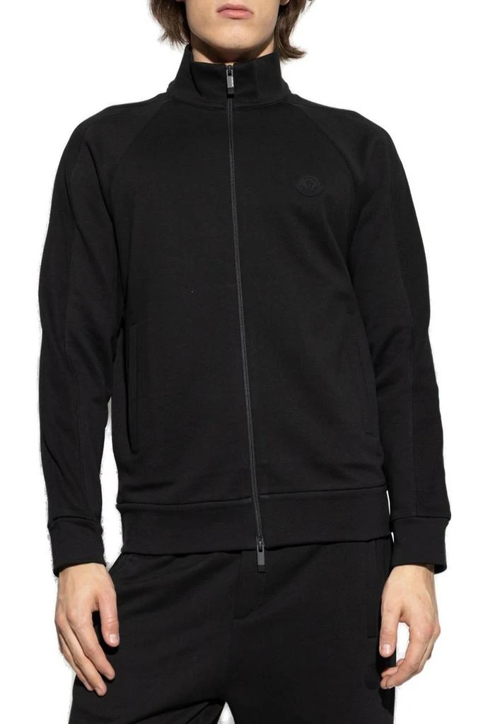 Moncler Moncler Logo Patch Zip-Up Sweatshirt 2