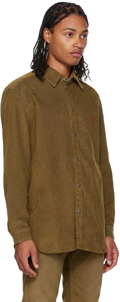 Diesel Tan D-Simply-Over Shirt 2