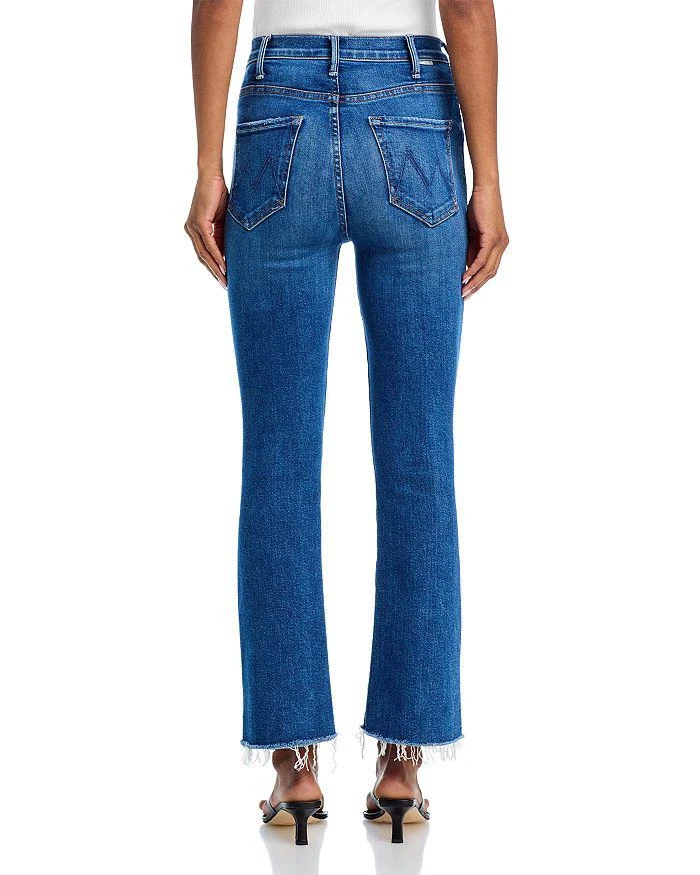 MOTHER The Hustler Frayed Ankle Jeans in Grasping At Straws 3