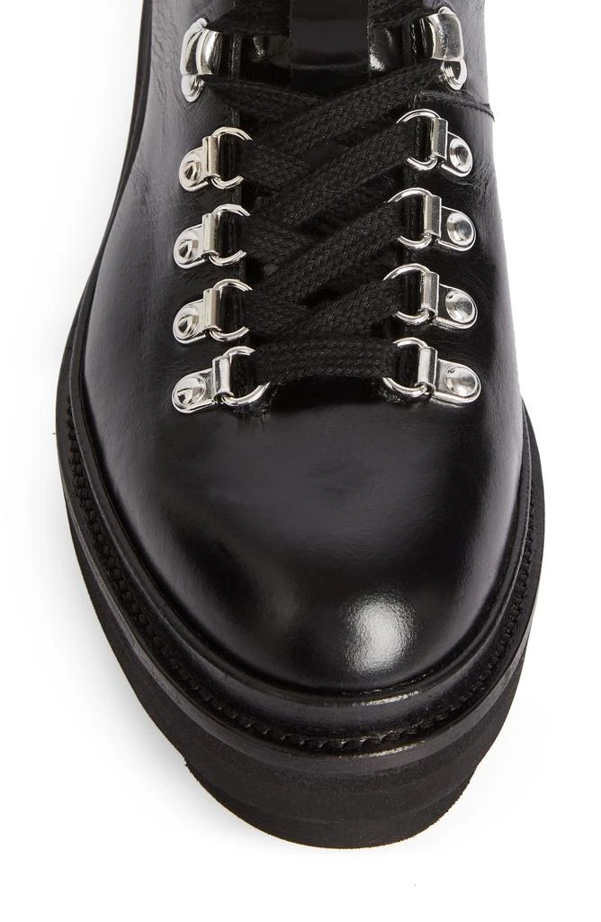 ALL SAINTS Wanda Genuine Shearling Lug Sole Combat Boot 4