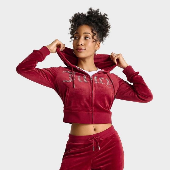 Juicy Couture Women's Juicy Couture Bling Front Hoodie