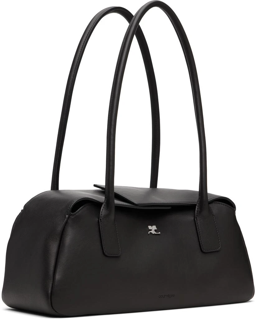 Courrèges Black Strip Leather Bag 2